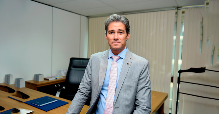 O secretário Nacional de Trânsito (SENATRAN), Frederico de Moura Carneiro